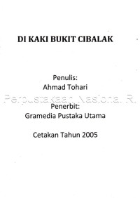 Image of Di kaki bukit Cibalak