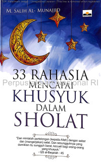 Image of 33 Rahasia mencapai khusyuk dalam sholat